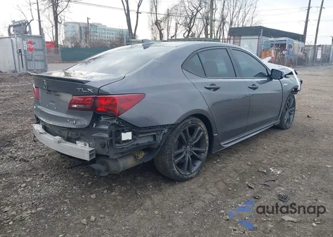 2020 Acura Tlx A-Spec/A-Spec W/Red Leather from USA, damaged, VIN 19UUB1F61LA013644
